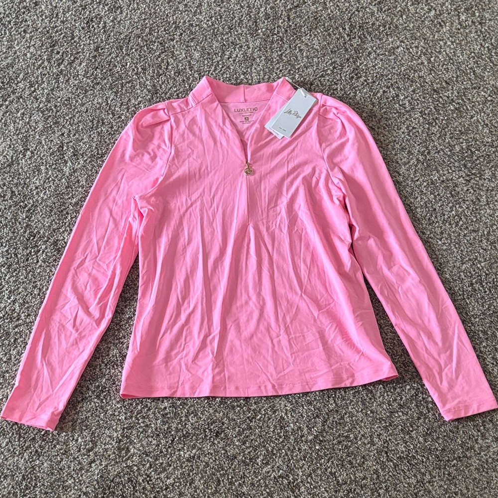 NWT! Lilly Pulitzer Sania Half Zip UPF 50+!